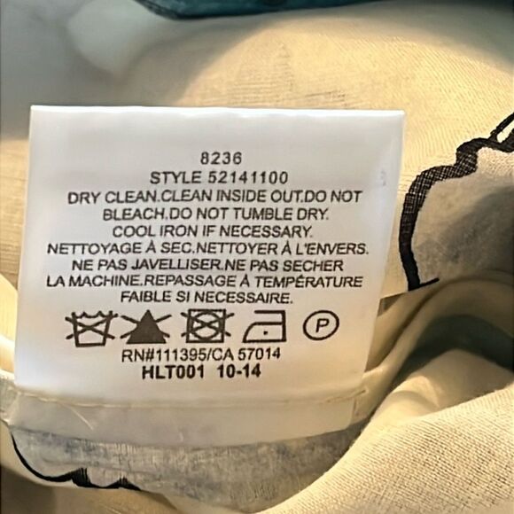 New! Tory Burch Iris Floral Prints Kaftan Tunic Top Size 8 100% Cotton NWT - Picture 15 of 16